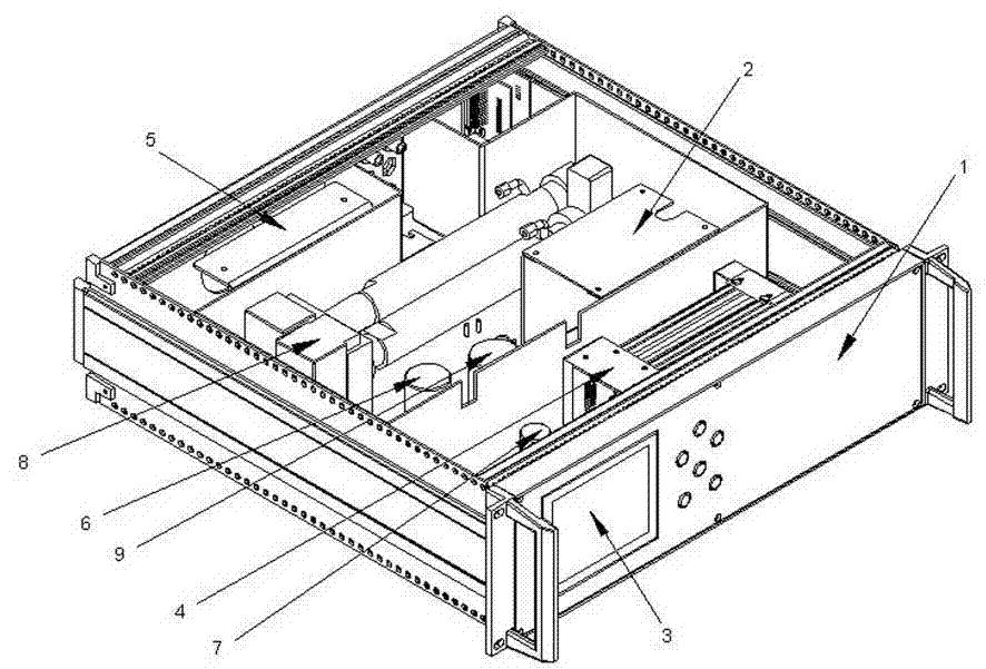 Low-concentration flue gas infra-red analyzer and detection method