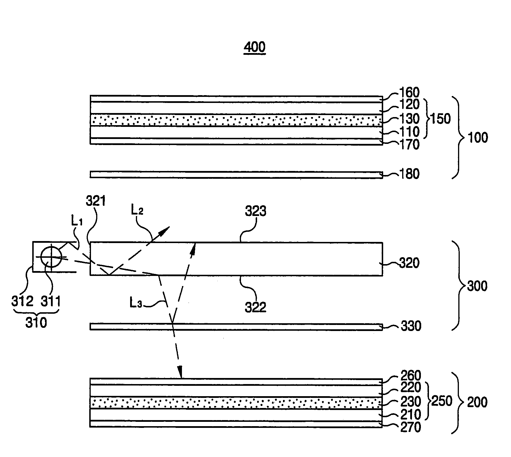 Dual liquid crystal display device