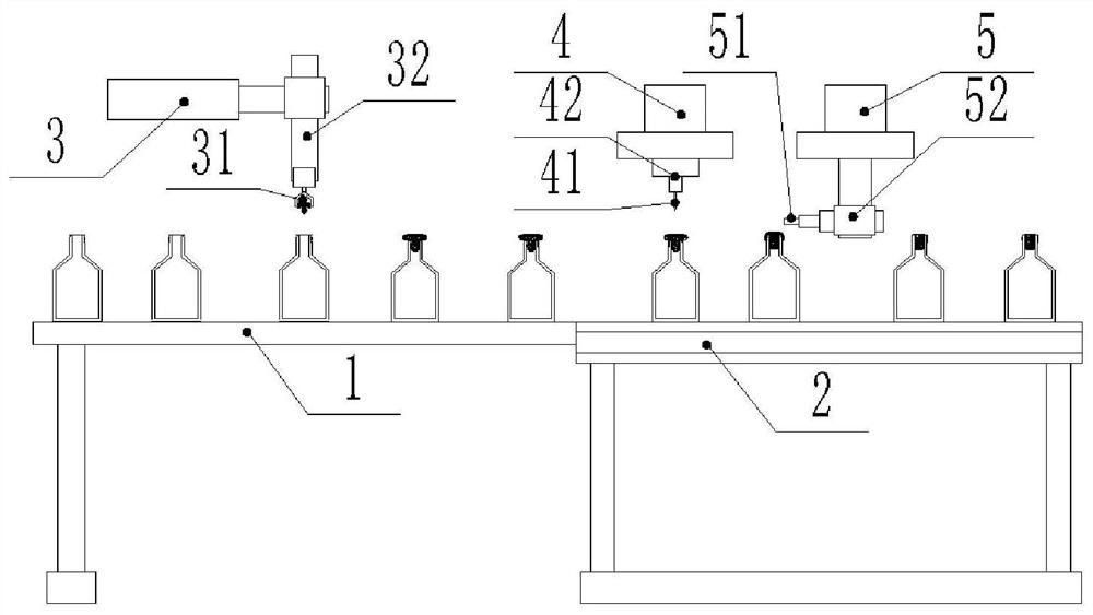 Glass wine bottle capping device