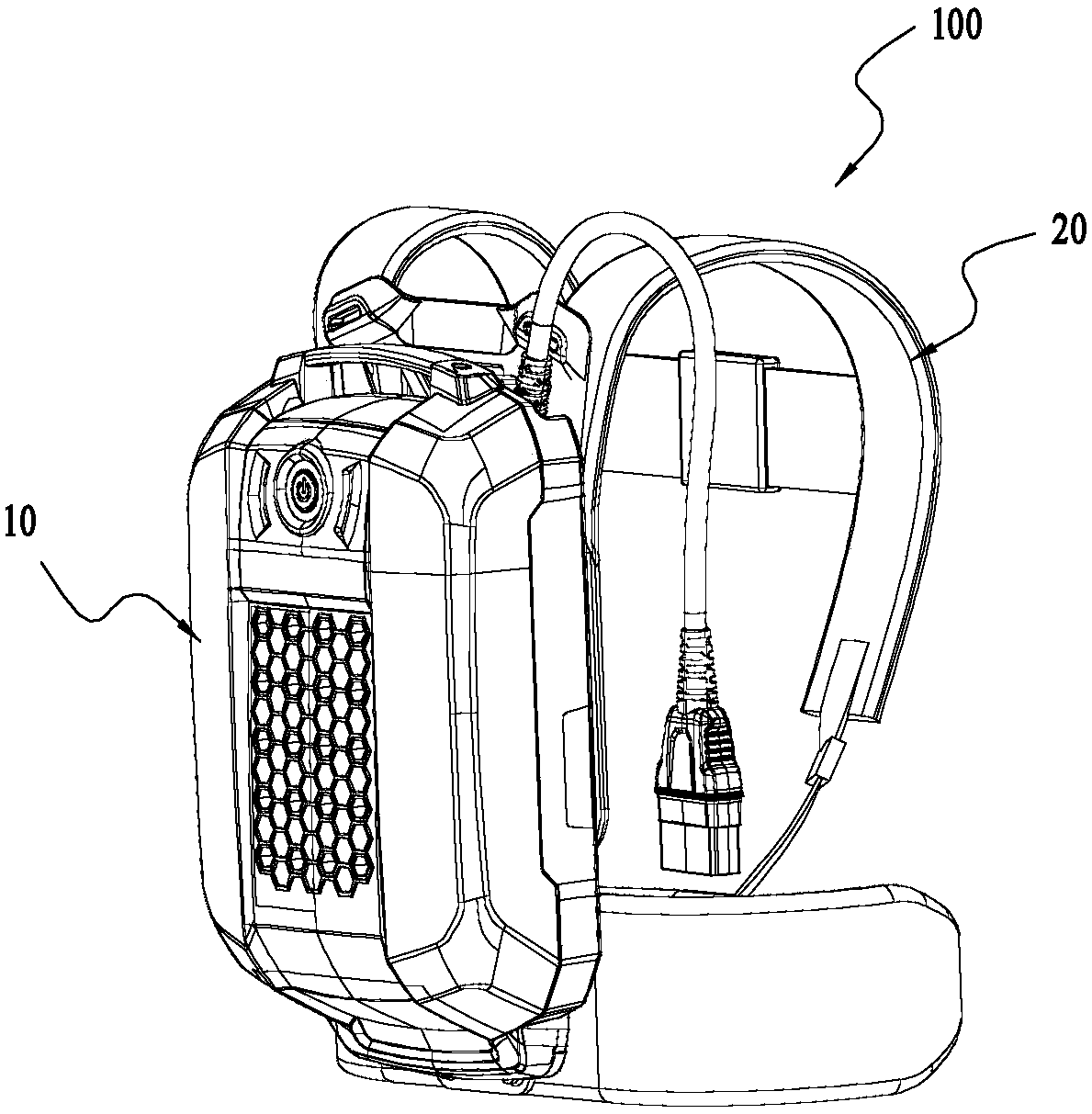 Wearable battery pack