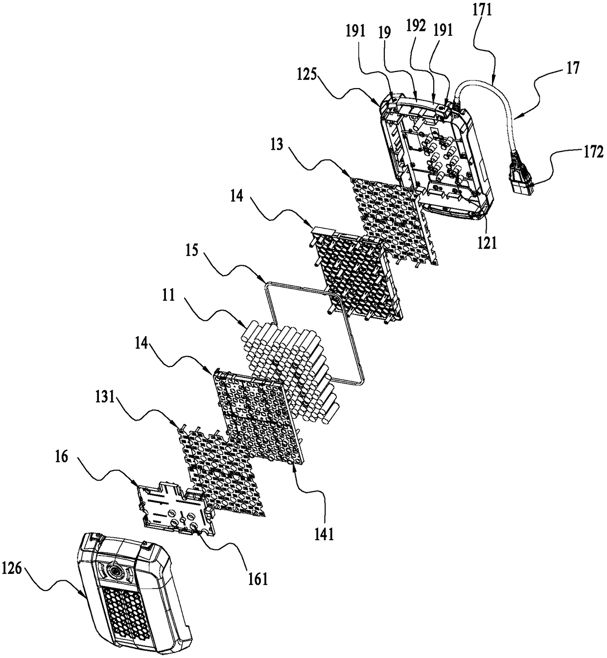 Wearable battery pack