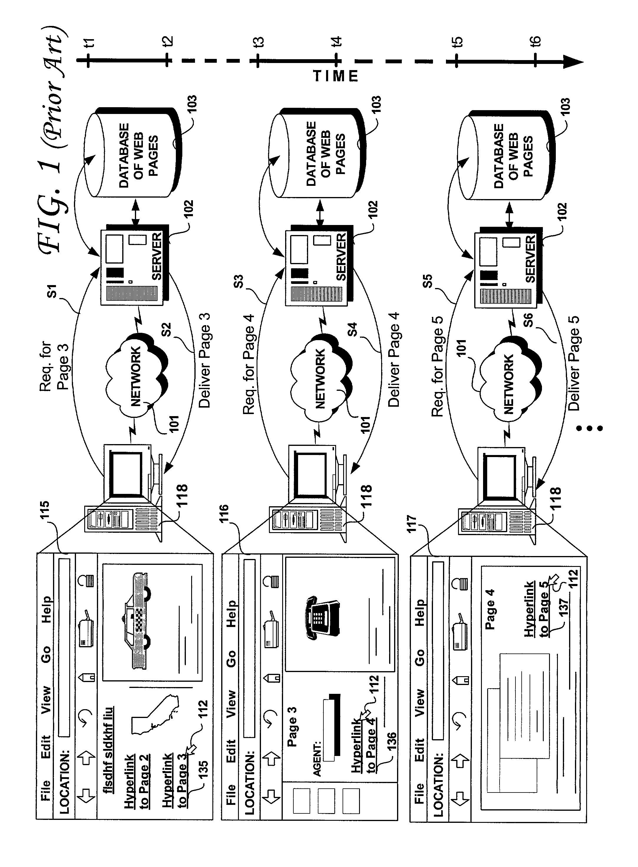 Methods and systems for preemptive and predictive page caching for improved site navigation