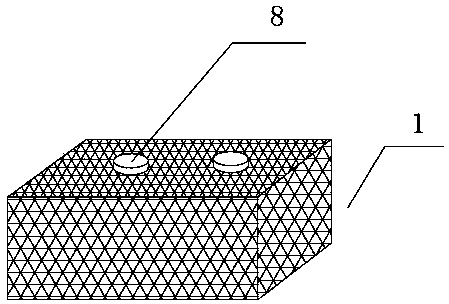 Cold storage system using water distribution modules