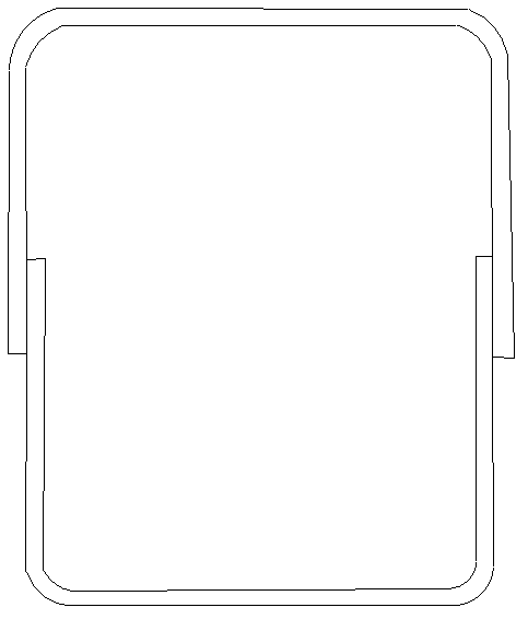 Vehicle front fingerboard and forming method thereof