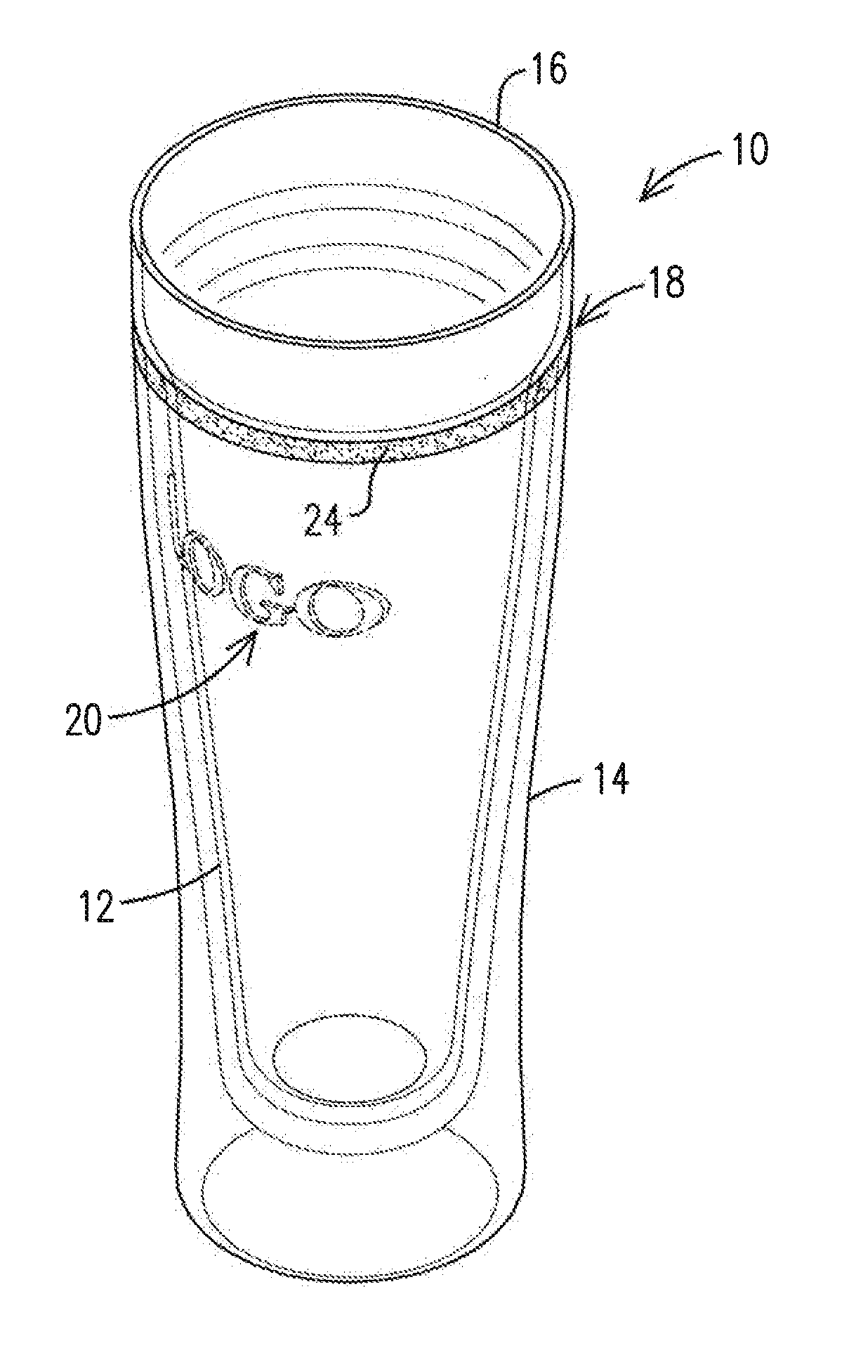 Double-walled glass insulated containers and method for producing same