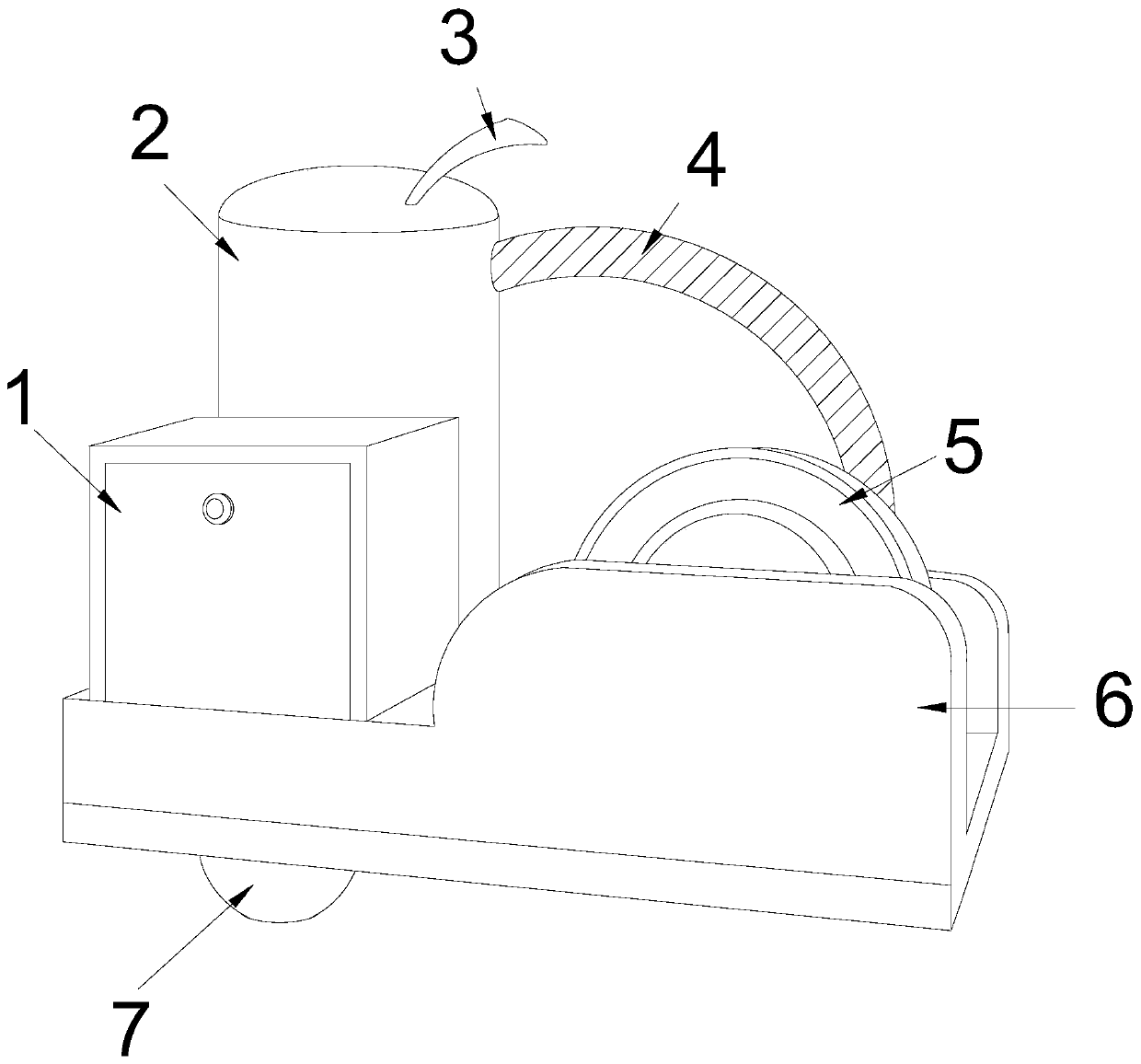 Riverway sludge removing device