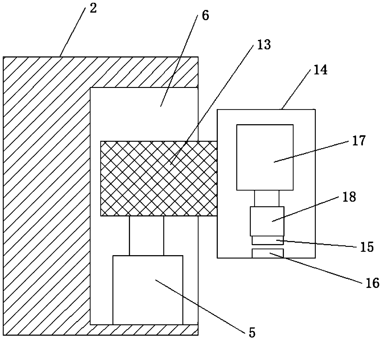 A hydraulic guide head for band sawing machine and its application method