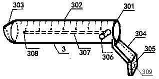 Disposable visualized brain puncture guidance device