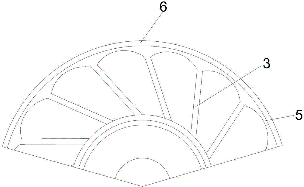 Non-inflatable tyre having tread of comfortable elastic structure