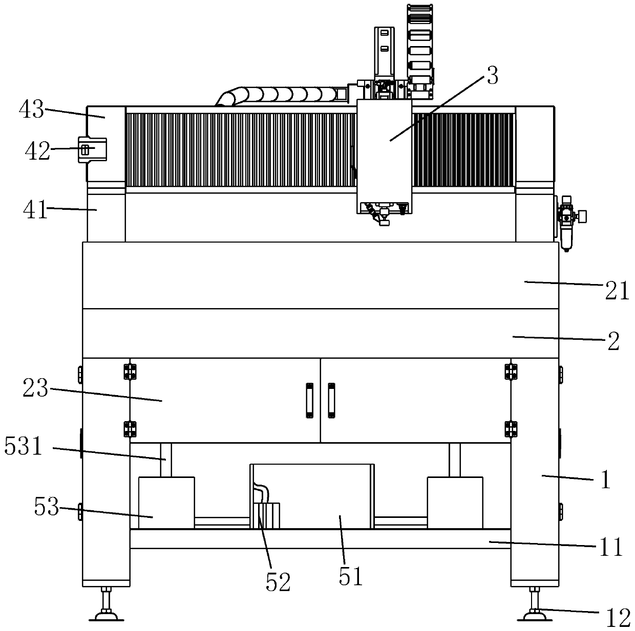 Point grinding polisher of glass panels