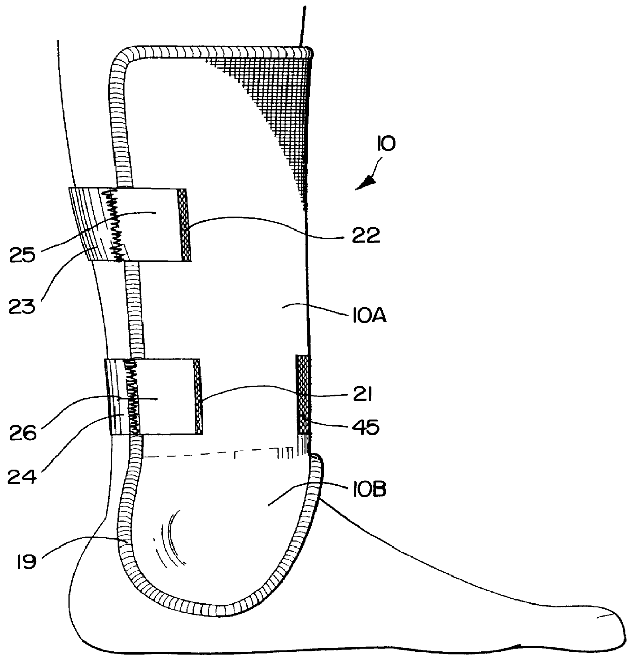 Custom-fitted batter's lower leg protector