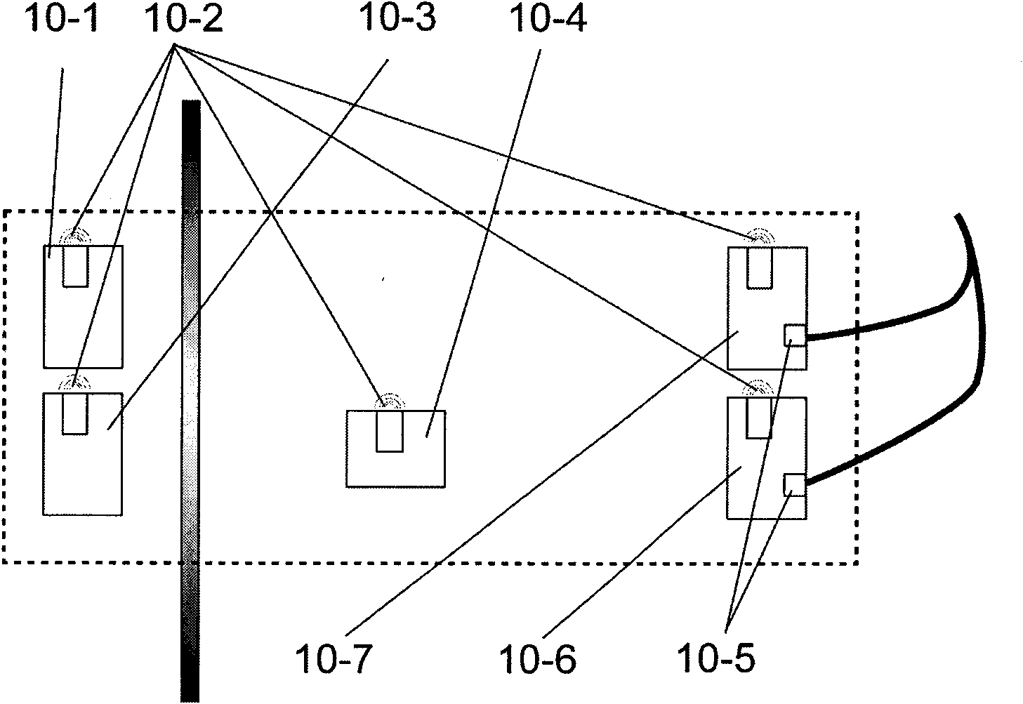 System and method for testing influence of plume field of engine in air to laser transmission