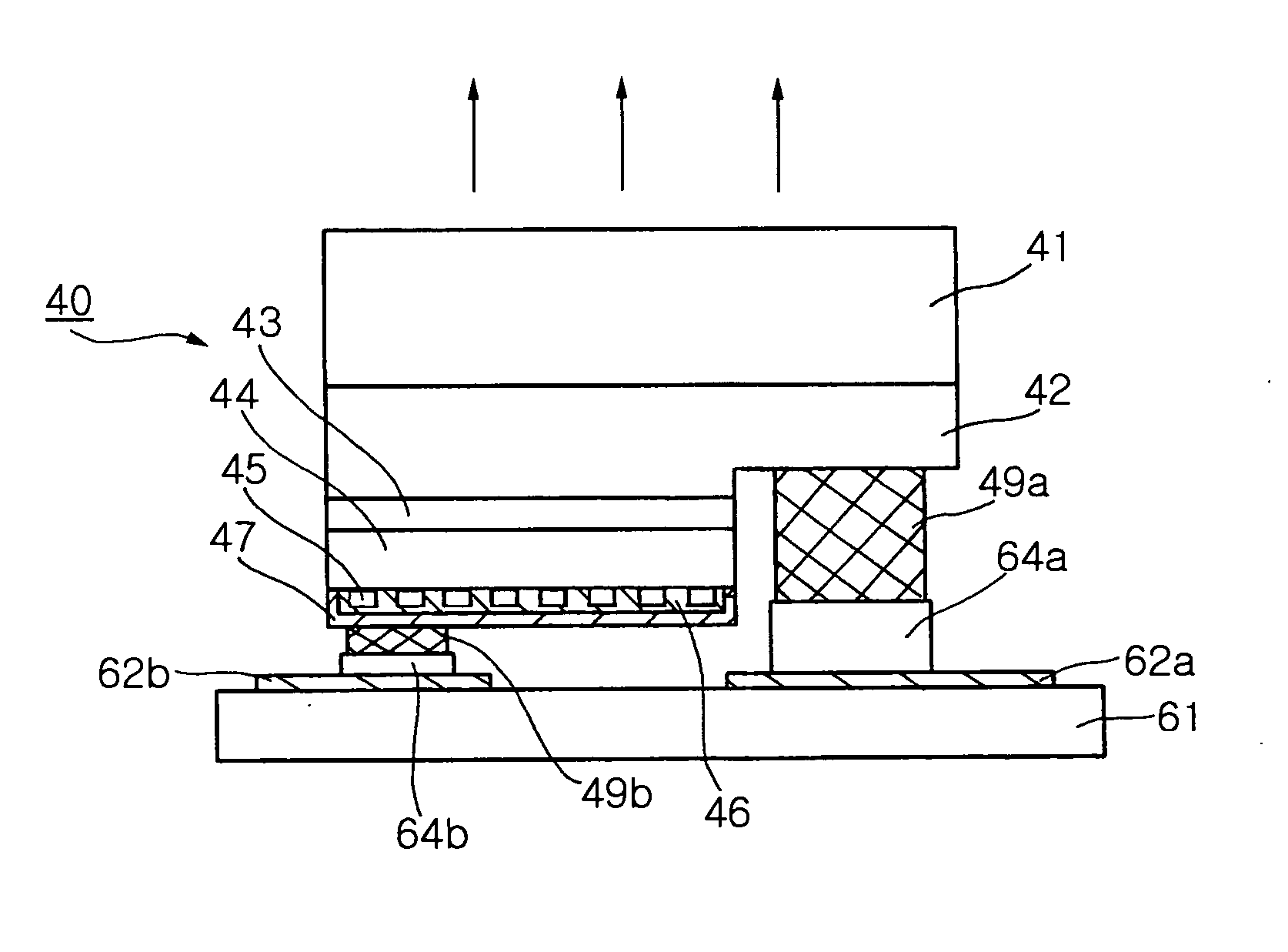 Flip chip type nitride semiconductor light-emitting diode