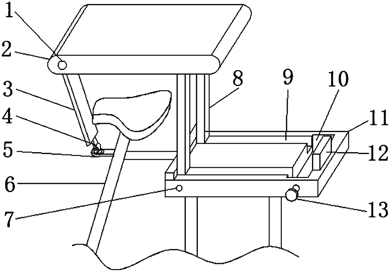 Bicycle backseat capable of prolong service life of cushion