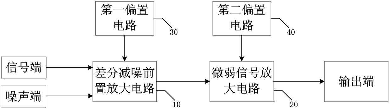 A UHF Weak Signal Combined Amplifying Circuit