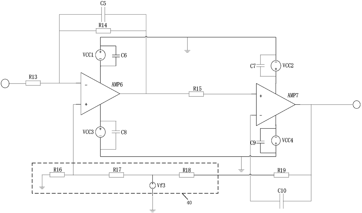 A UHF Weak Signal Combined Amplifying Circuit