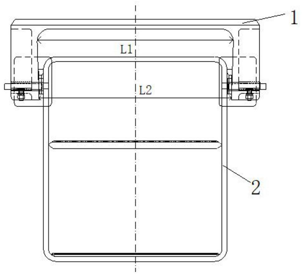 Pedal structure and railway vehicle