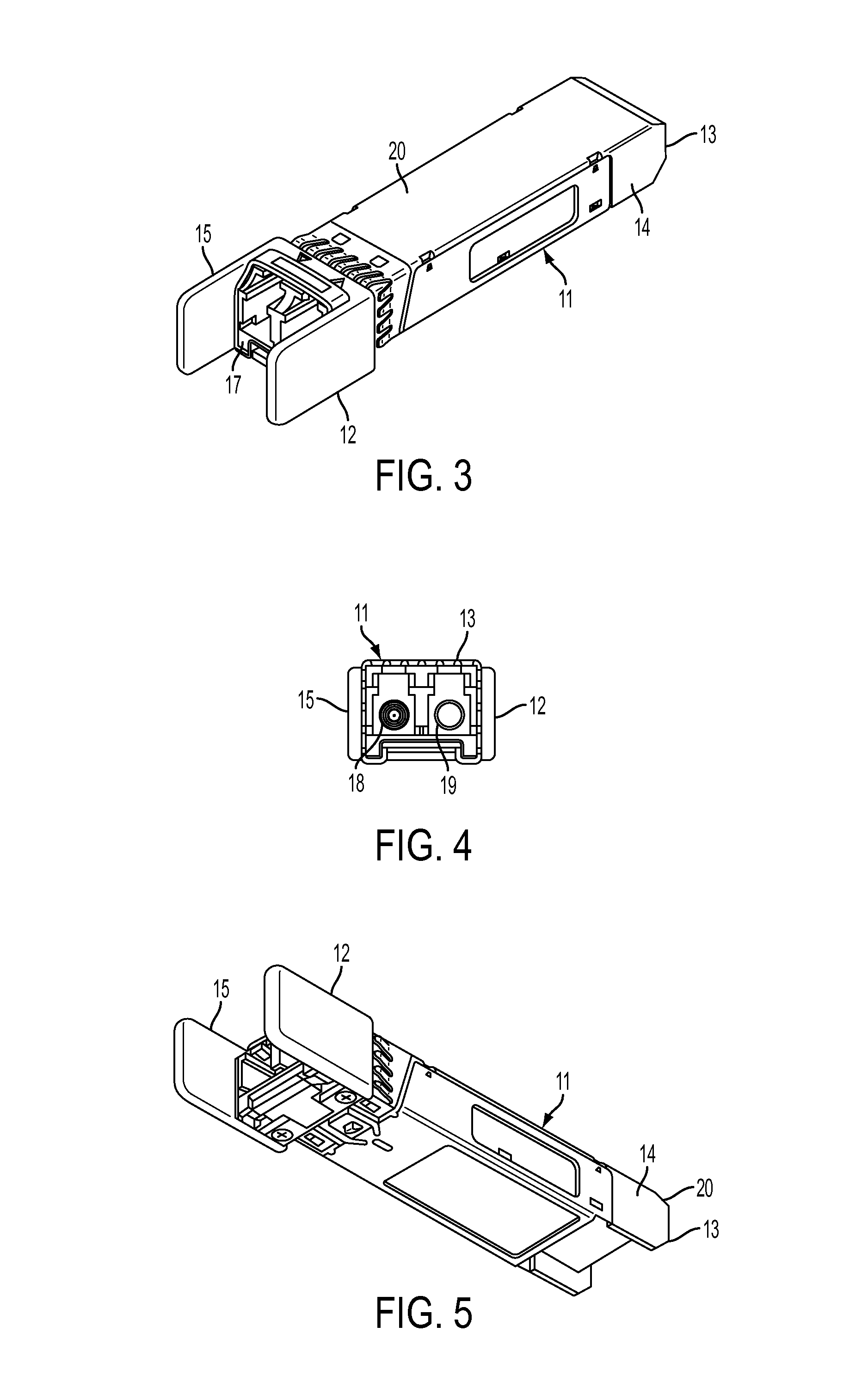 Heat fin for small form-factor pluggable optical transceiver module