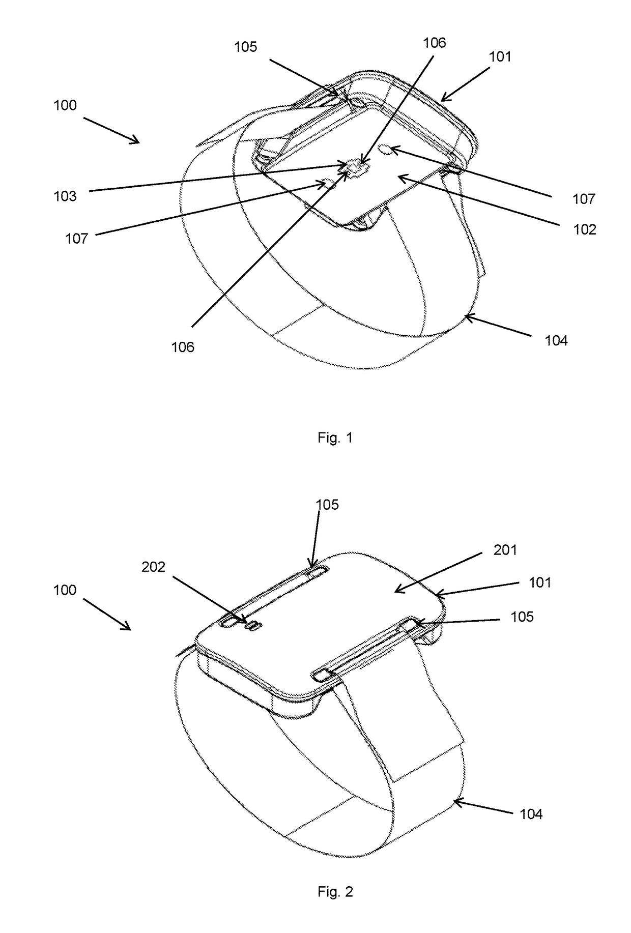 Photoplethysmographic device for measuring a heart rhythm