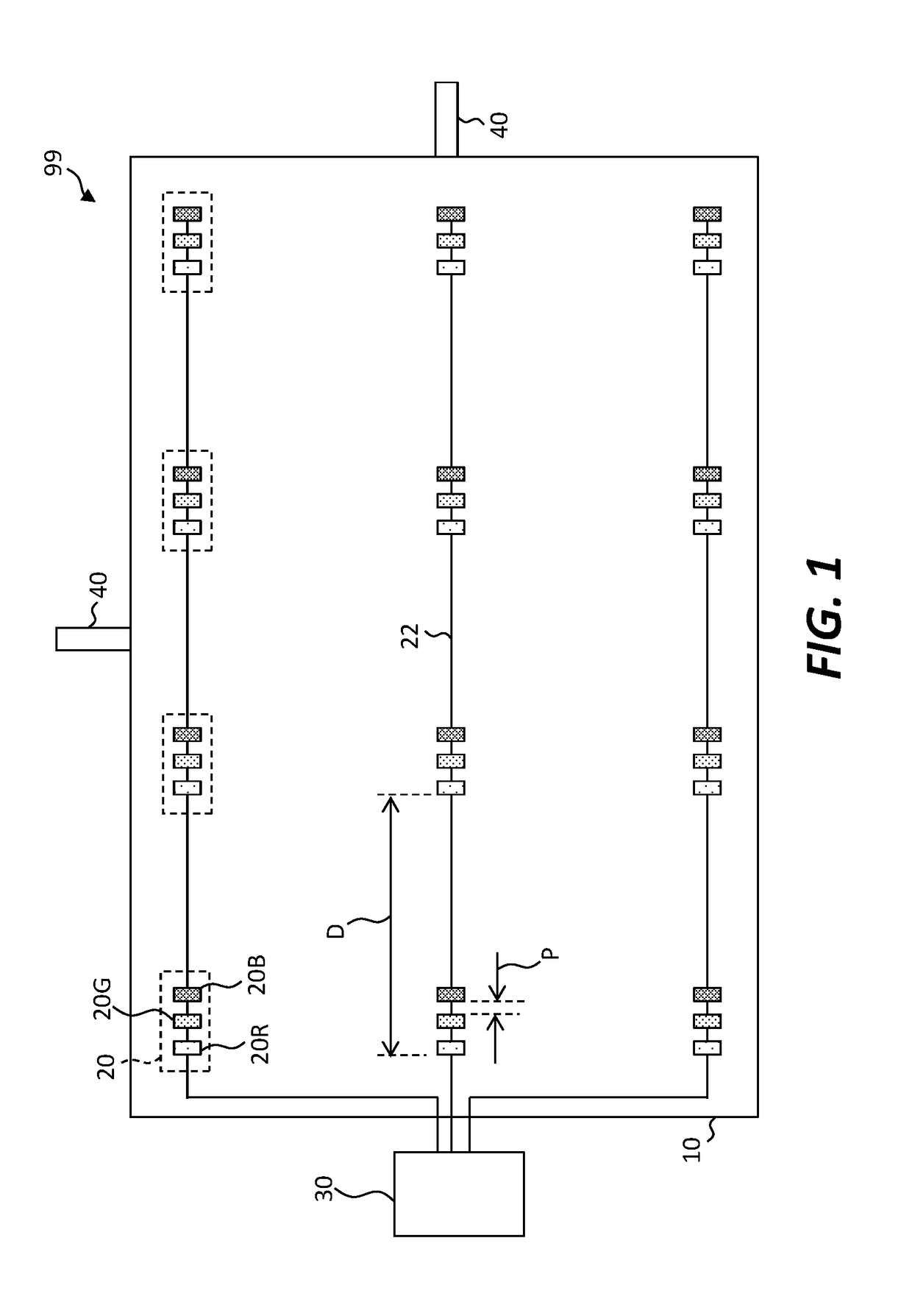 Spatially dithered high-resolution displays