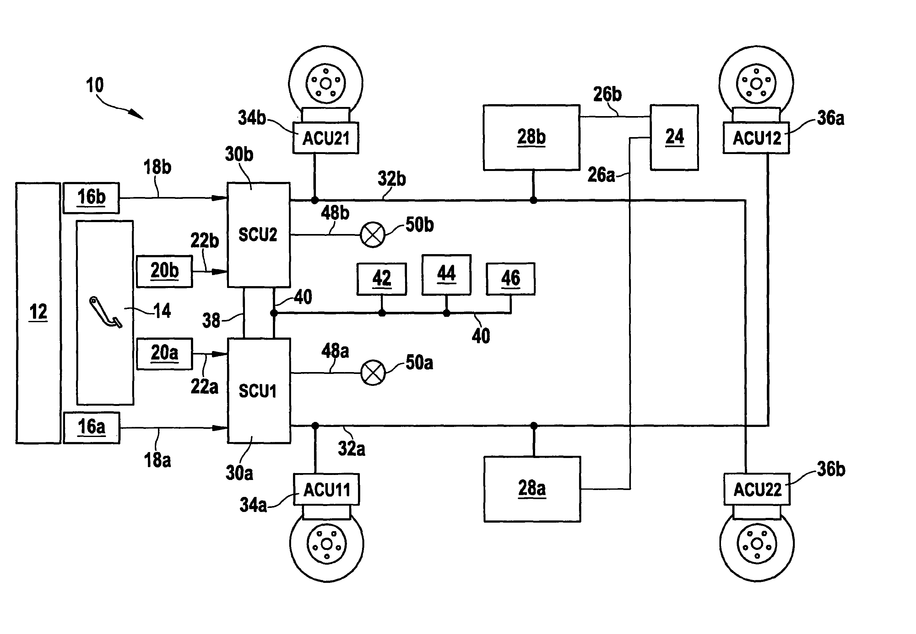 Brake system for a vehicle and method for operating a brake system for a vehicle