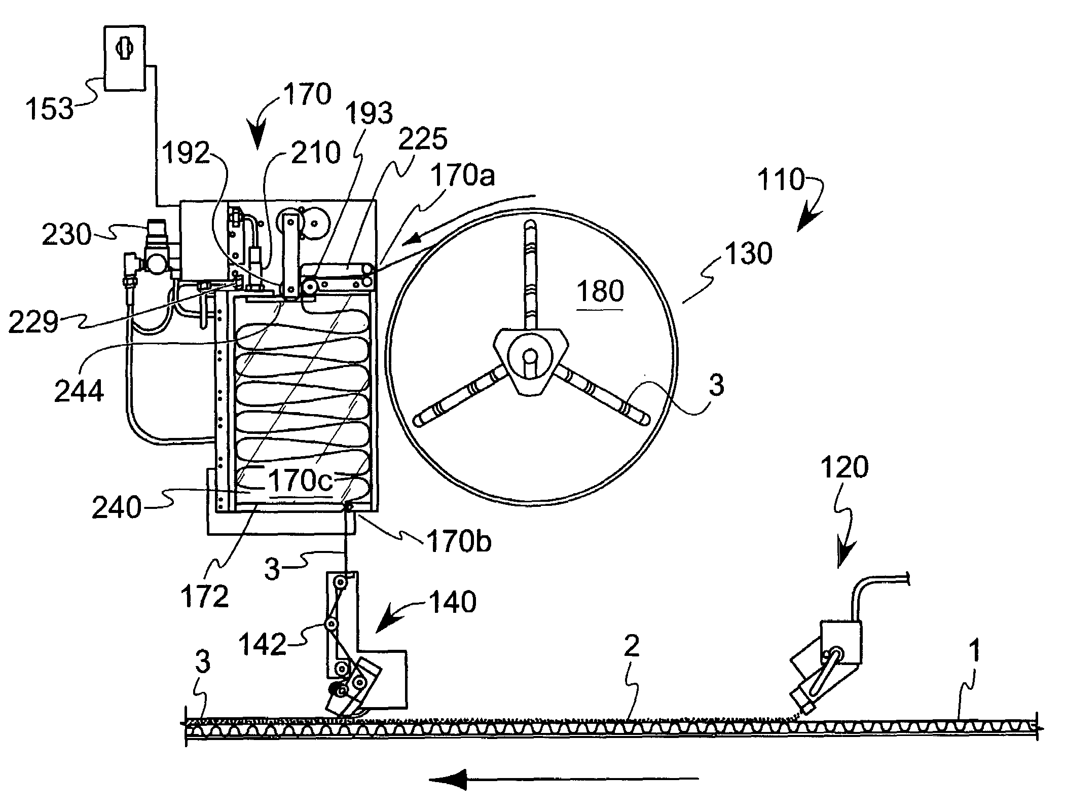 Release liner staging unit and system incorporating same