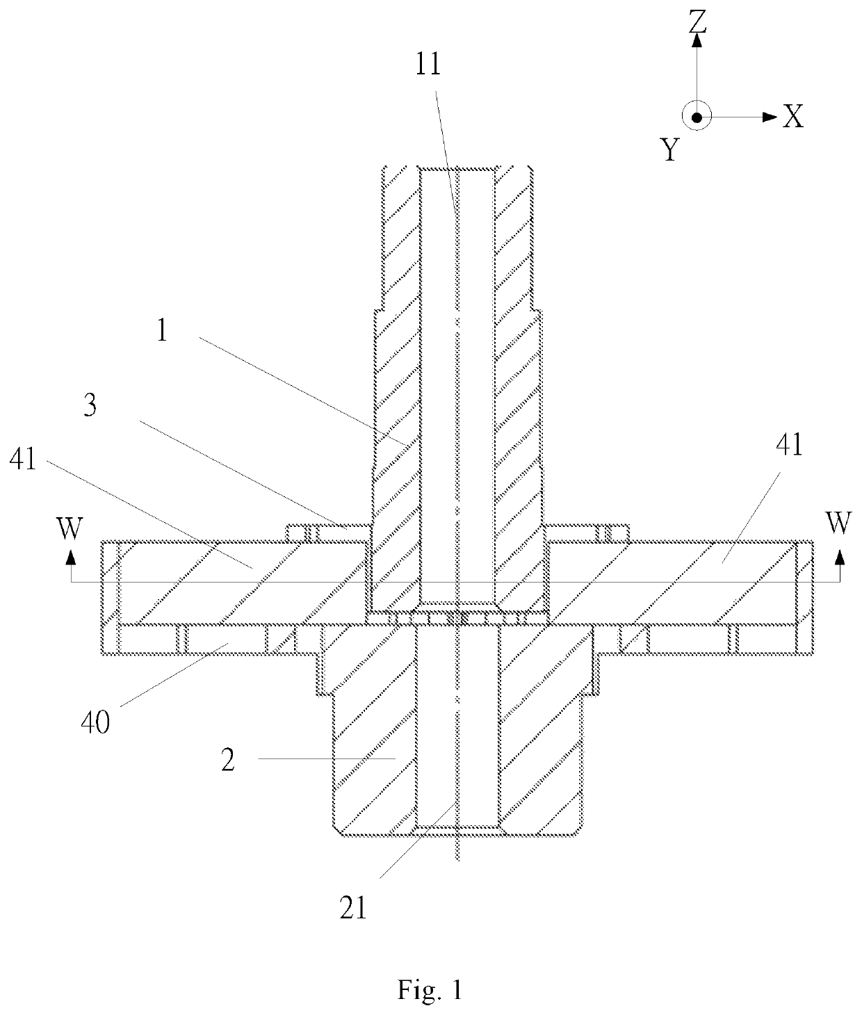 Flexible shock-absorbing parts and flexible damping device