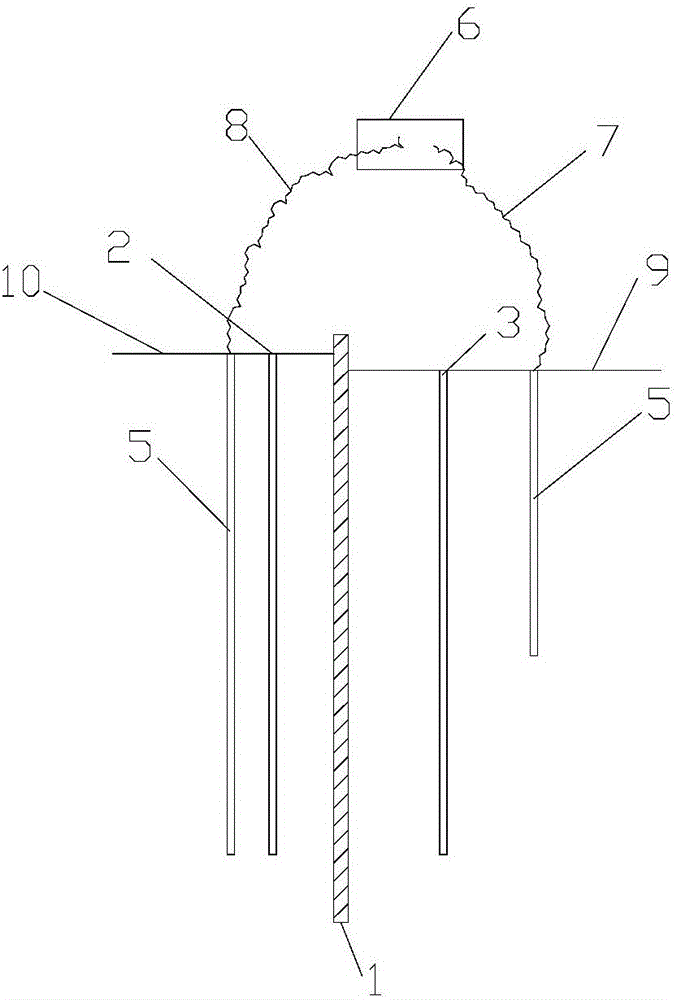 Leak detection method for underground diaphragm wall in soft soil area