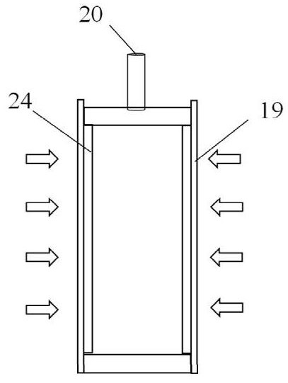 Organic wastewater deep degradation reaction device and application