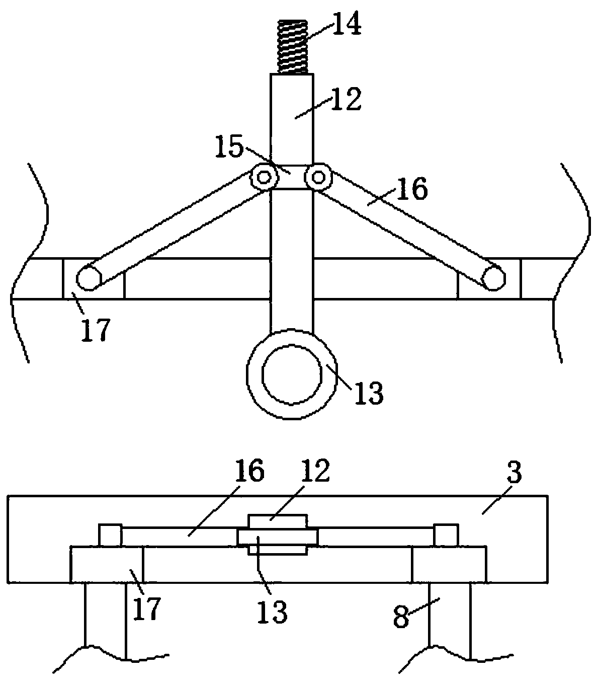 Device for fast placing instruments and apparatus