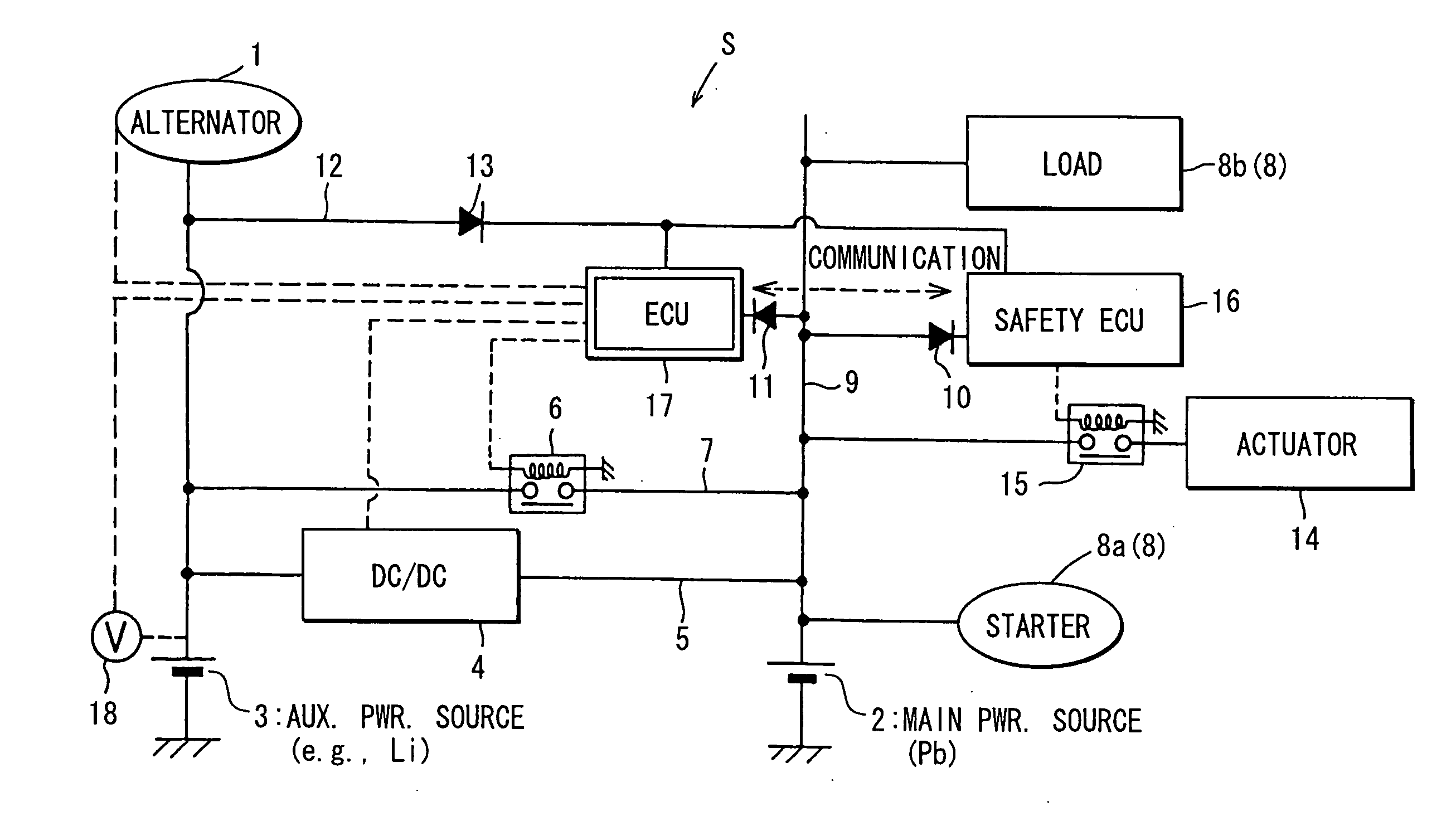 Vehicle power supply system