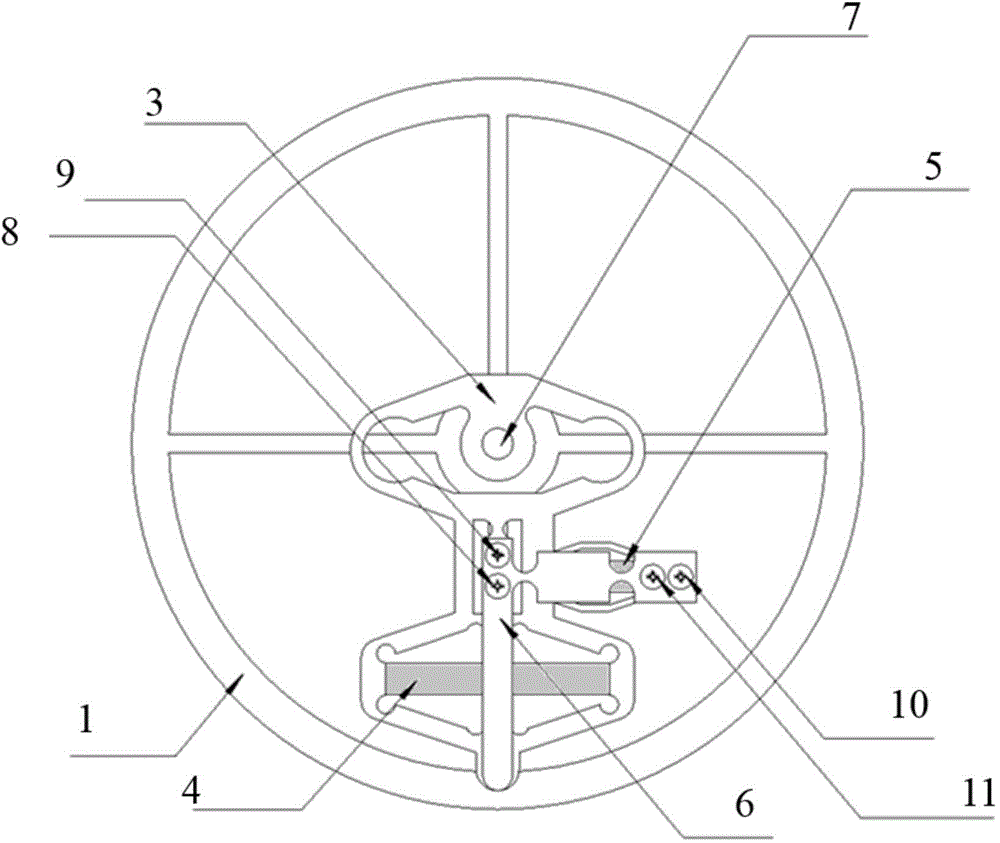 Self-adaptation stepping type angular displacement piezoelectric actuator and method