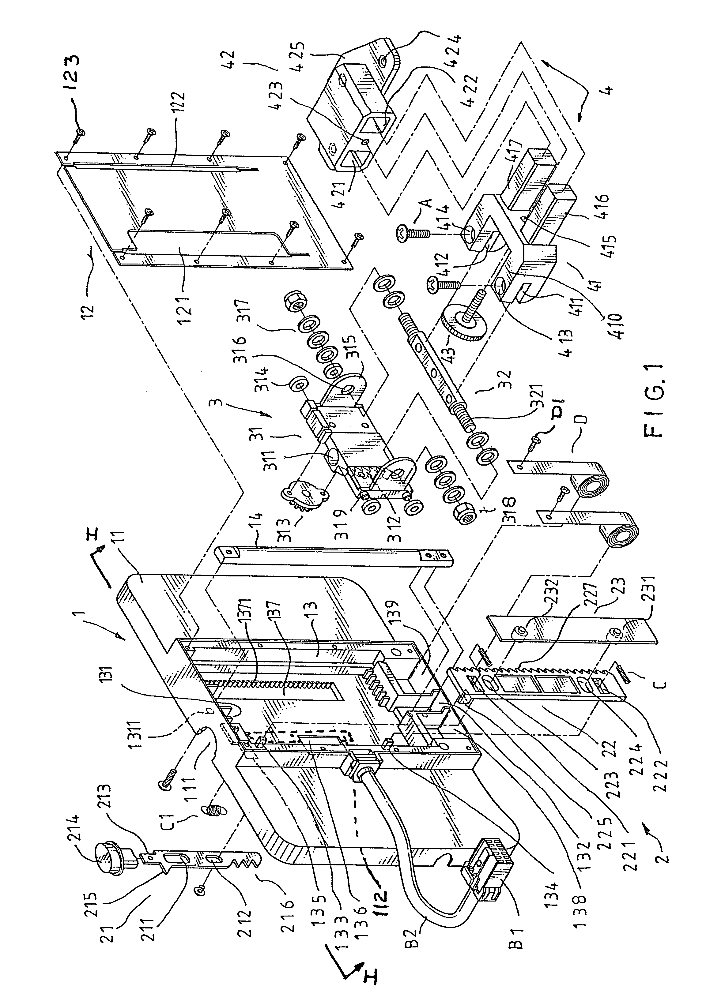 Structure for an adjustable support of monitor