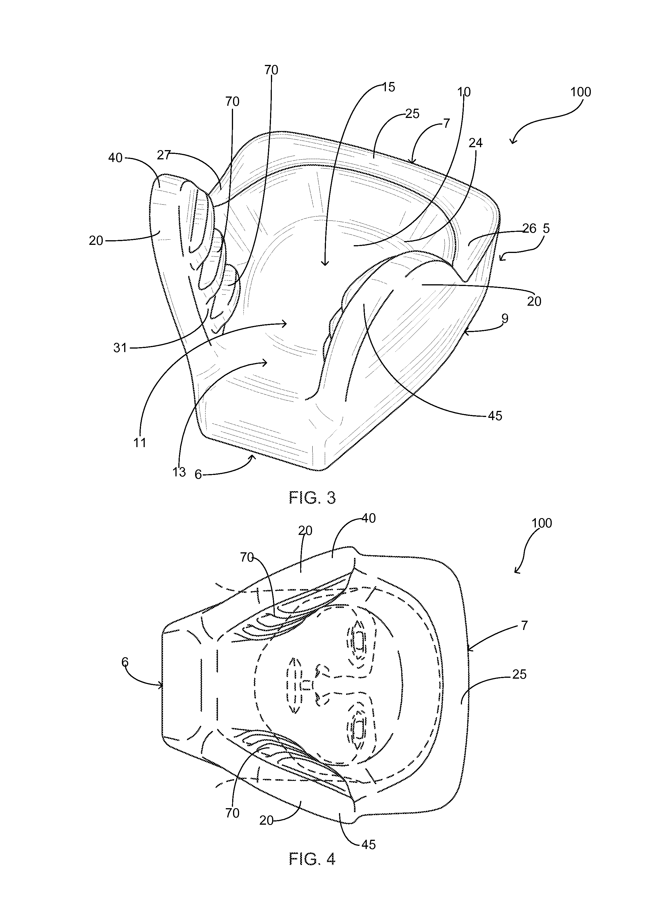 Supine headrest with mandibular engaging portion