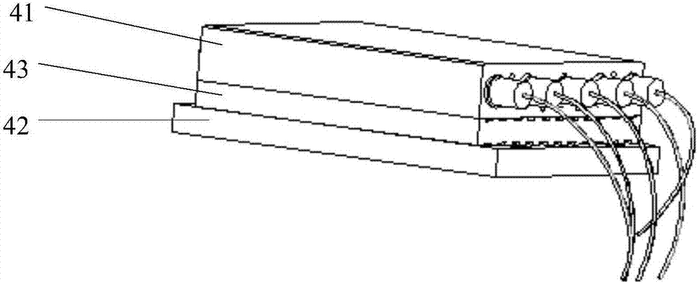 Multi-stage heating forming prepressing device for hot bending of glass