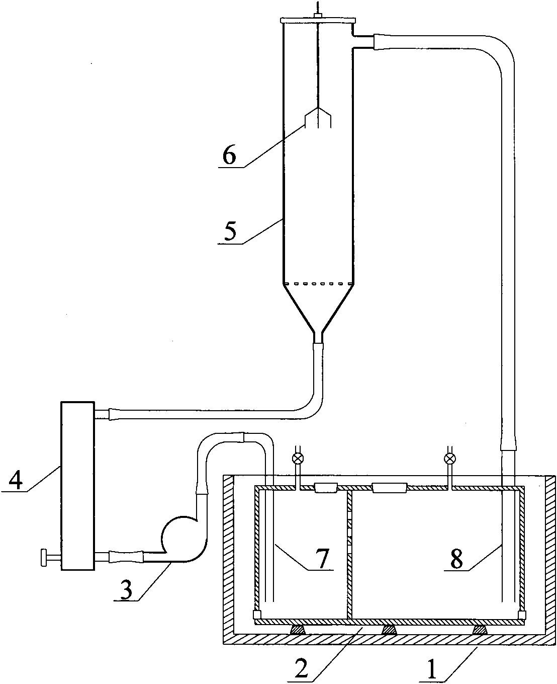 Equipment for dynamically simulating and testing biodegradability of medical magnesium alloy in vitro