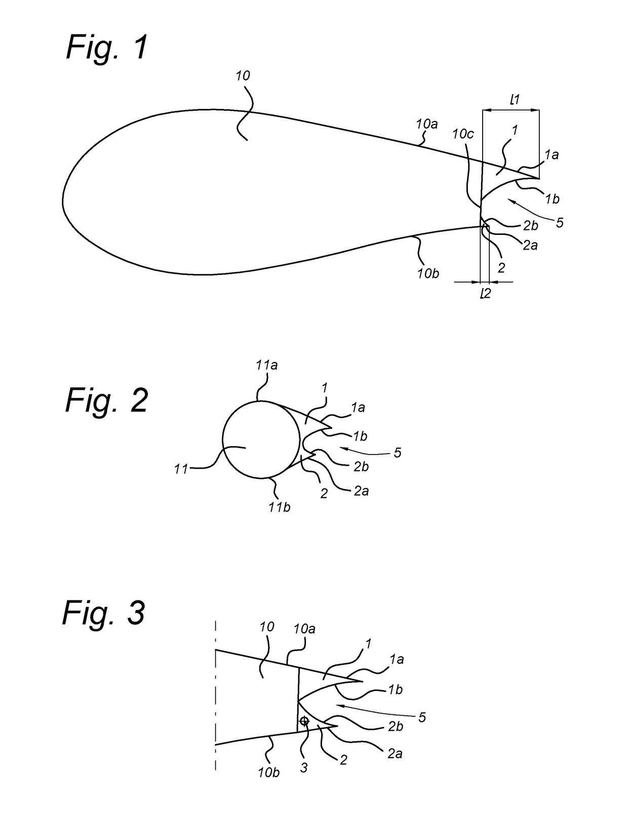 Swallow tail airfoil