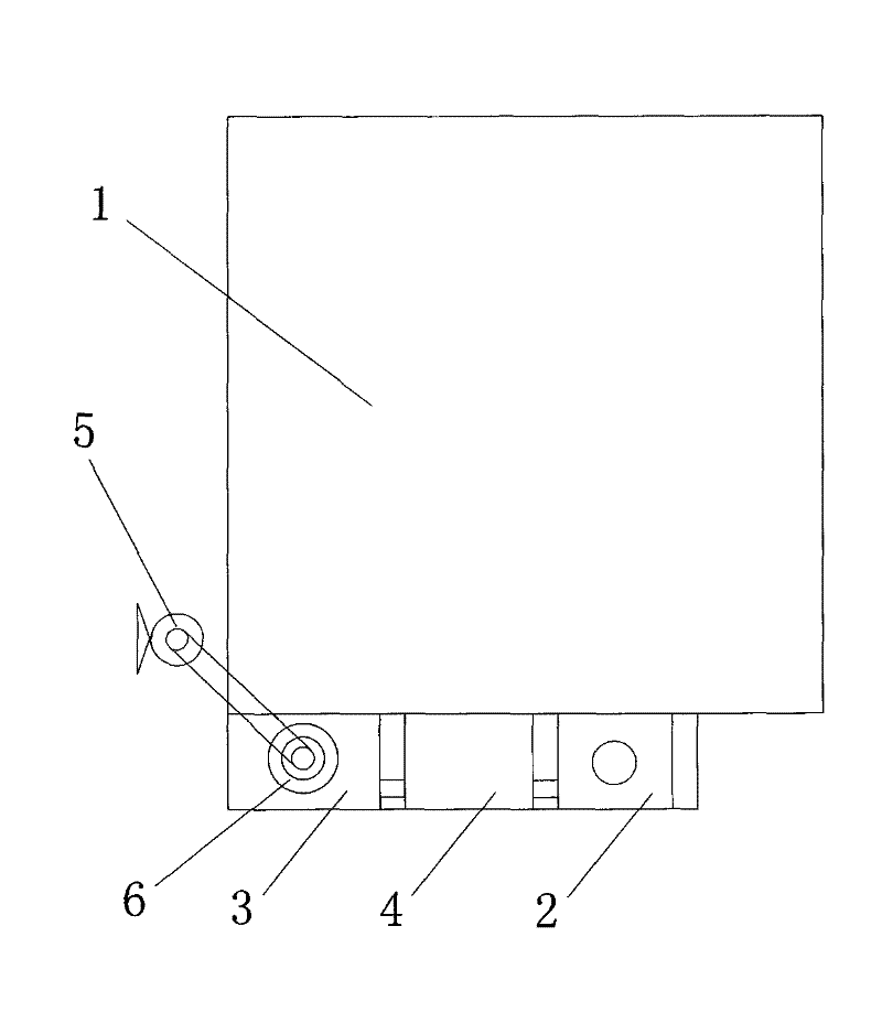 Aluminum liquid backwater circulating device of smelting heat-holding furnace