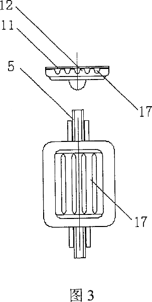 The position and the sequence of versatile exhausting box and flow governor on the transfusional device