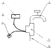 Faucet with metering device