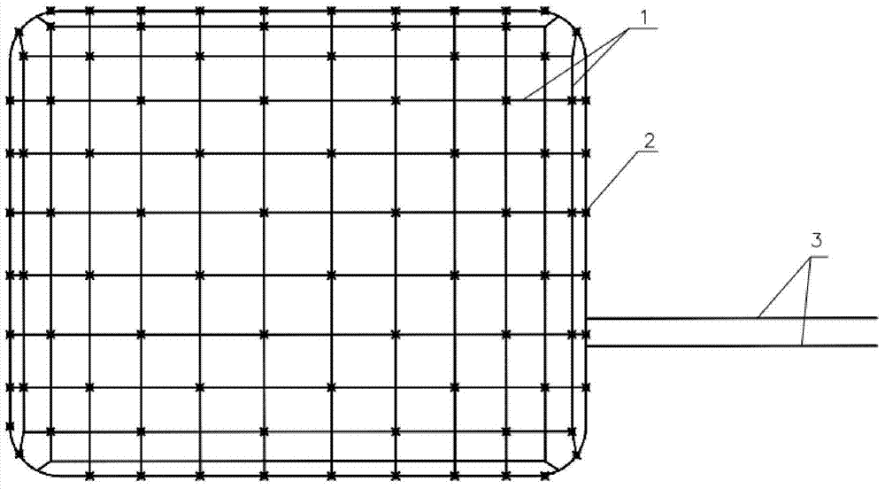 Construction method of a resistance-reducing grounding device in a substation