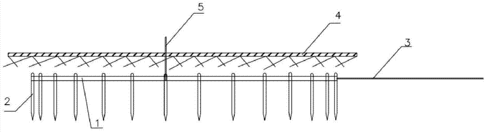 Construction method of a resistance-reducing grounding device in a substation