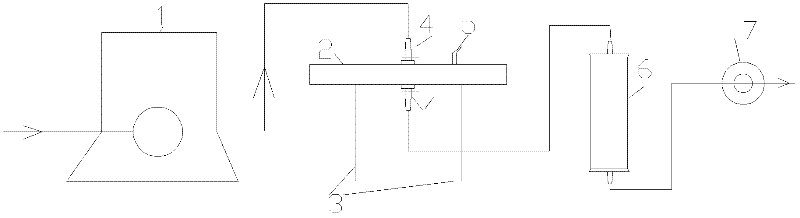 Sampling device for large-volume water sample of semi-volatile organic compounds