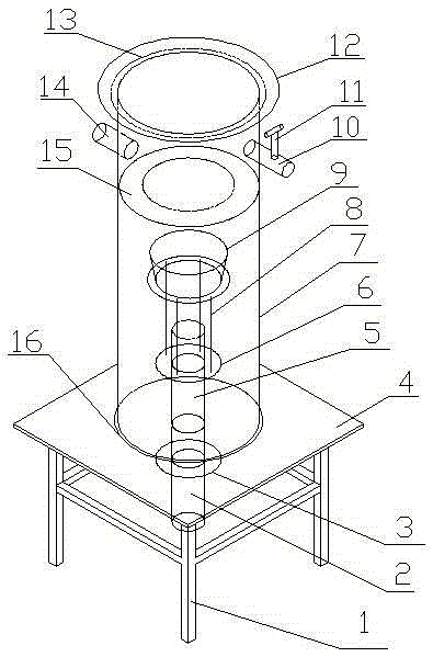 A rice vacuum infiltration genetic transformation device