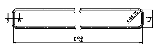 Rectangular sealing part manufacturing method