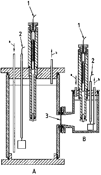 Enamel steel fish-scaling performance drainage hydrogen measurement experimental detection device and detection method