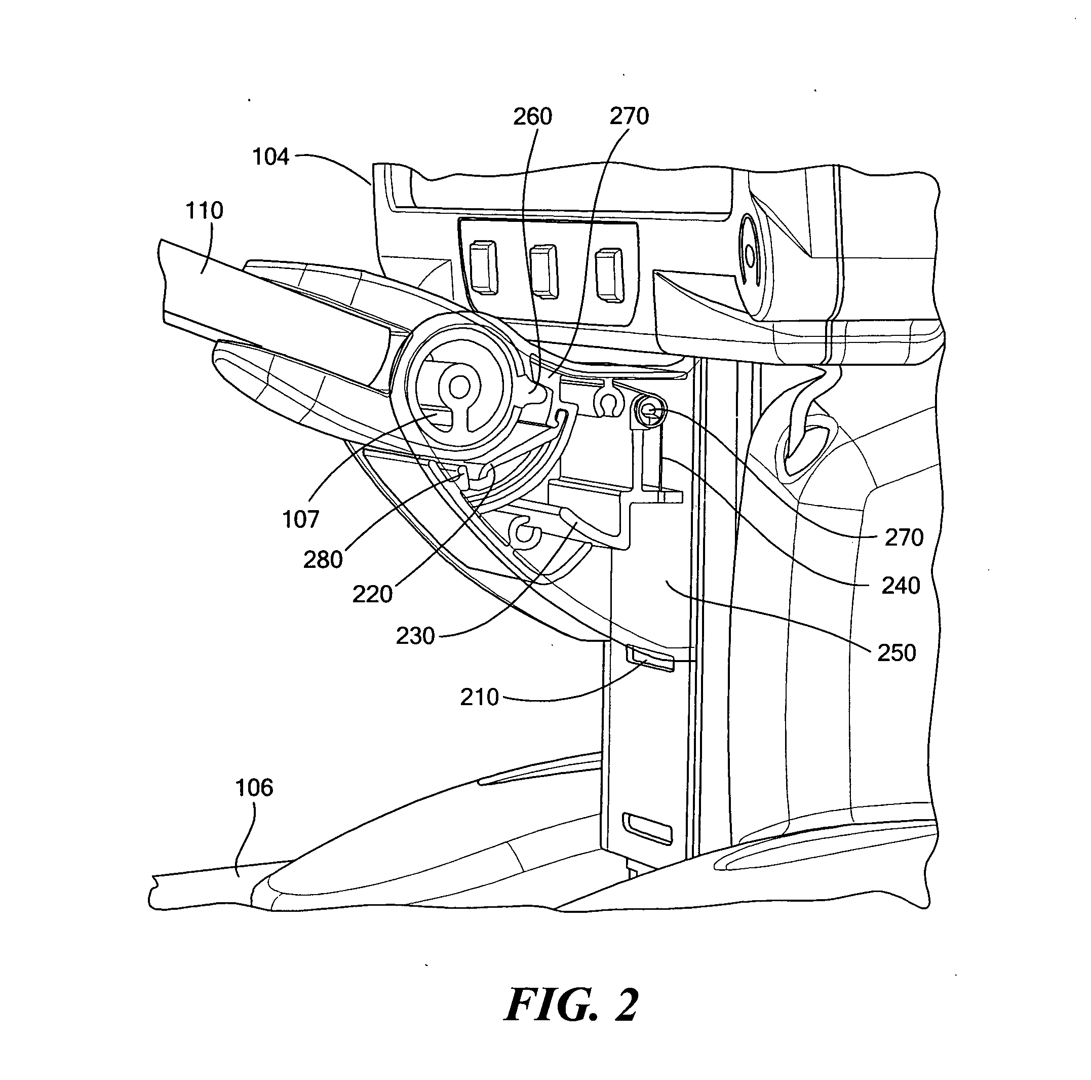 Adjustable device for vision testing and therapy