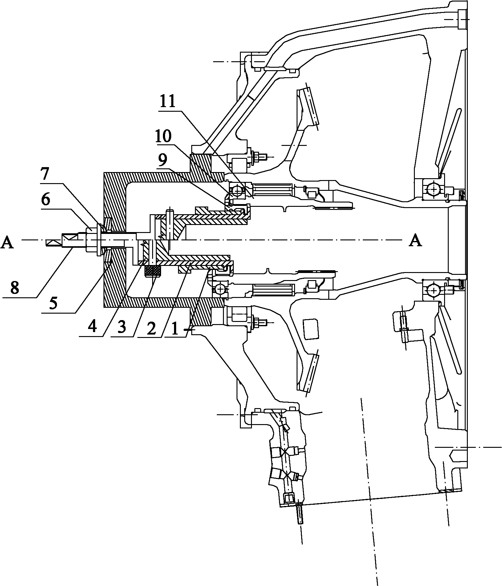 Disassembling device