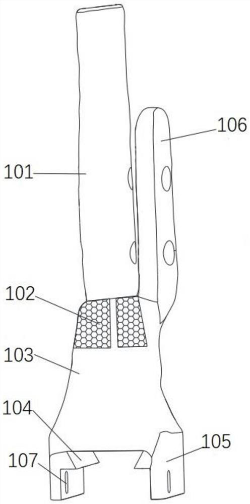 Device for customized 3D printing of ankle joints