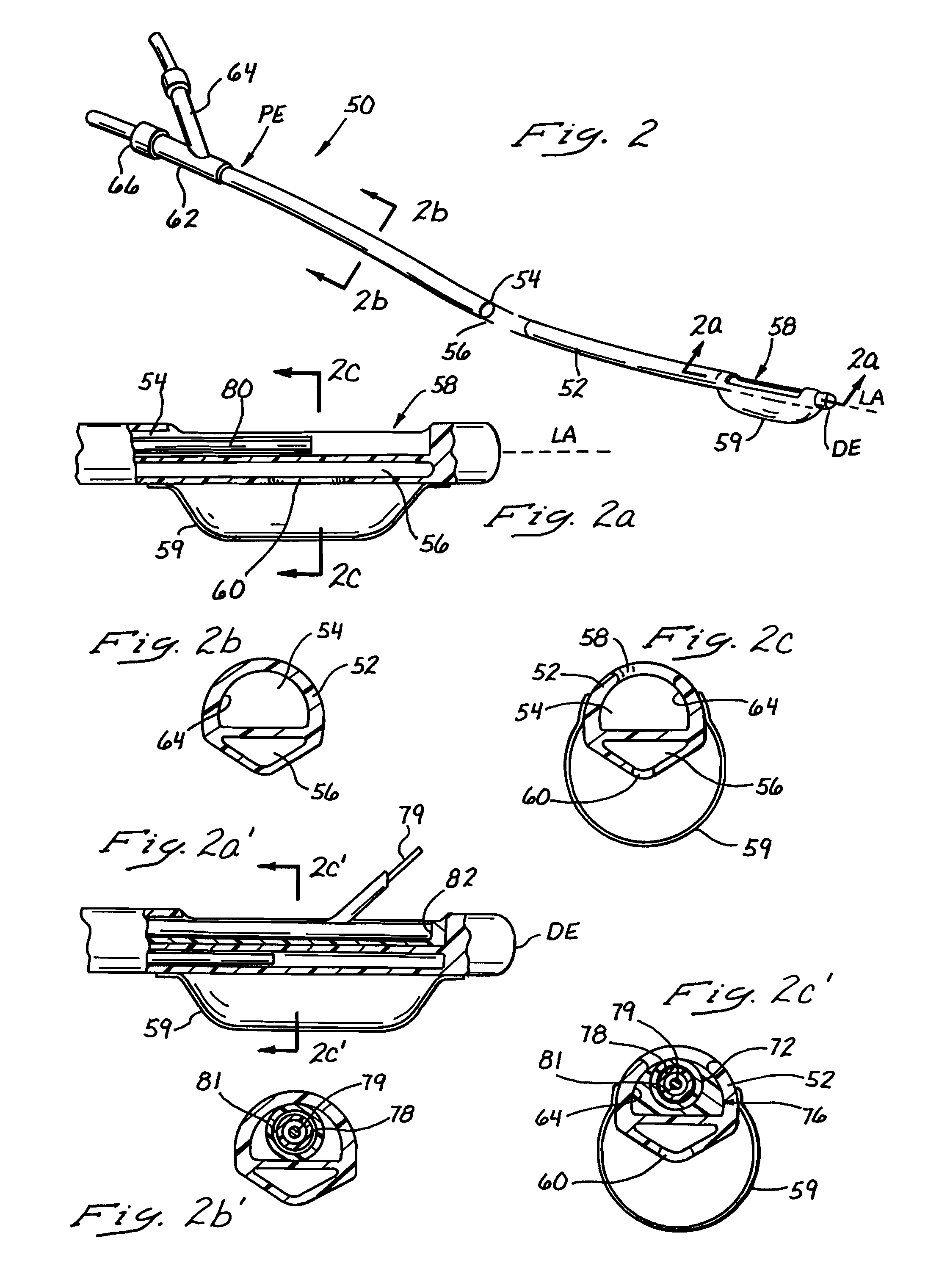 Catheters and related devices for forming passageways between blood vessels or other anatomical structures